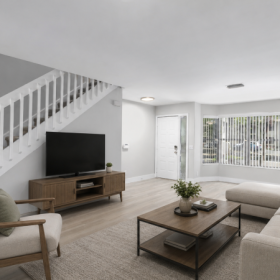 Renovated TH living room